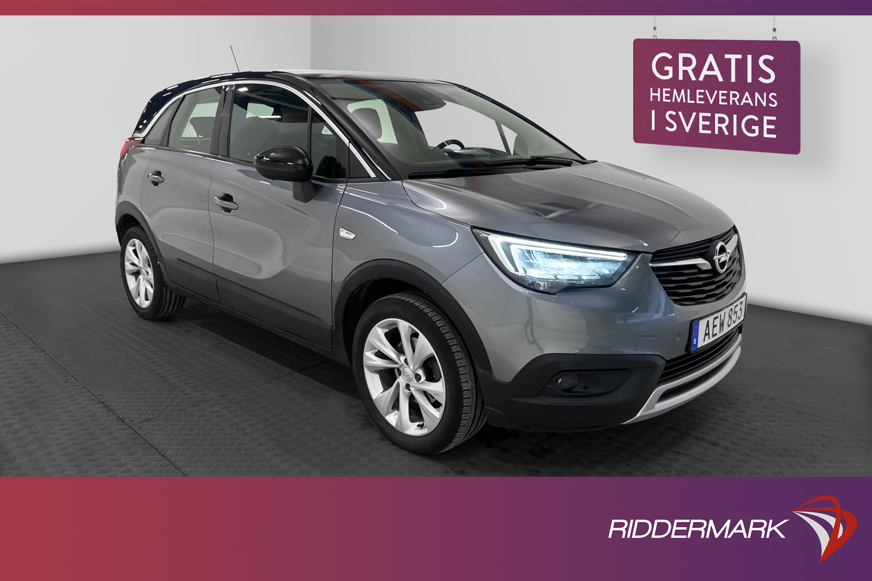 Opel Crossland X Turbo 110hk Dynamic Kamera Välserv 0,5l/mil