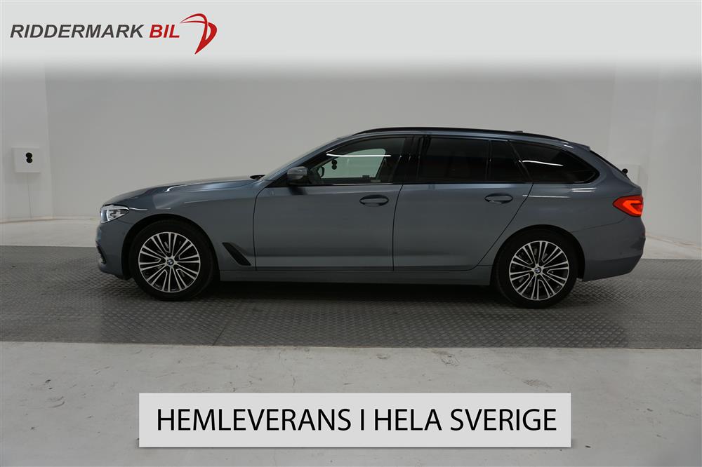 BMW 520d Touring Sport-line GPS PDC B-kam Välserv. 0,47l/mil