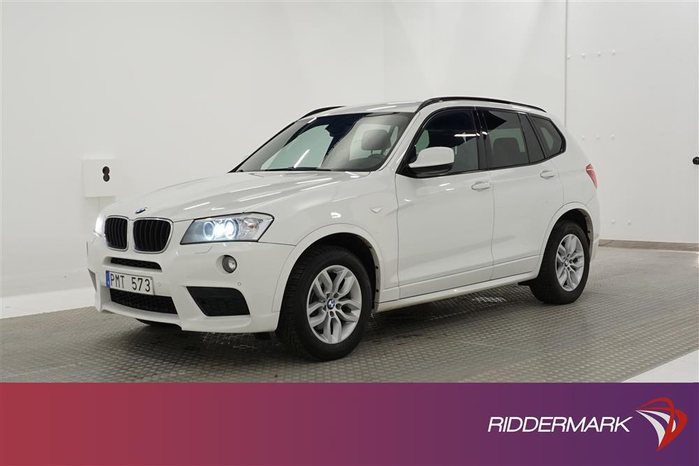 BMW X3 xDrive20d 184hk M-sport Navi Drag Nyservad