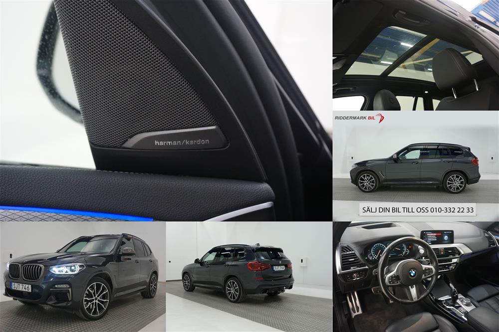 BMW X3 M40i xDrive Innovation Edt Värmare HuD H/K Pano 360hk