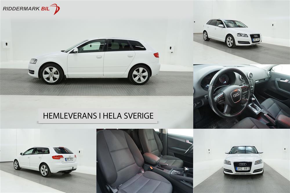 Audi A3 2.0 TDI Sportback 170hk Drag Paddlar Nyservad 