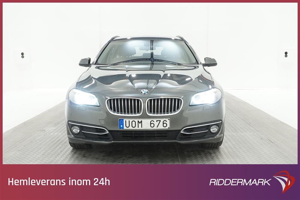 BMW 520d Touring 184hk xDrive Skinn Navi Drag PDC 0,52l/mil