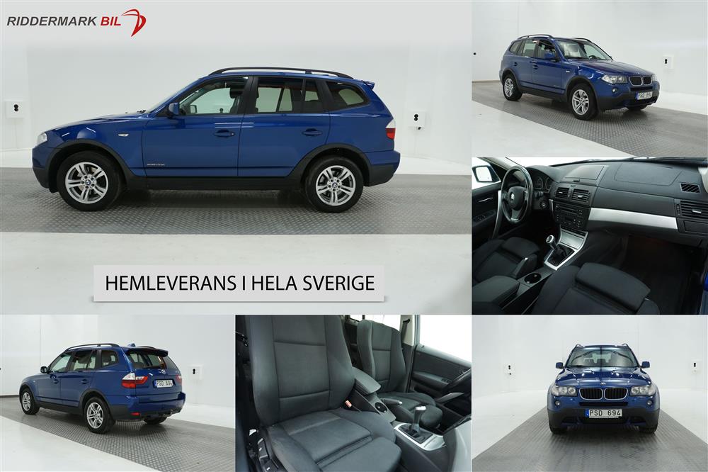 BMW X3 2.0d 177hk xDrive Pano M-värm Drag Nybesiktigad