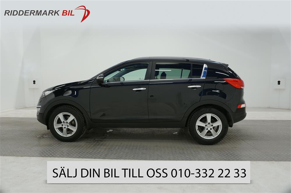 Kia Sportage 1.7 CRDi 115hk M-Värm Skinn Pano GPS B-Kam Drag