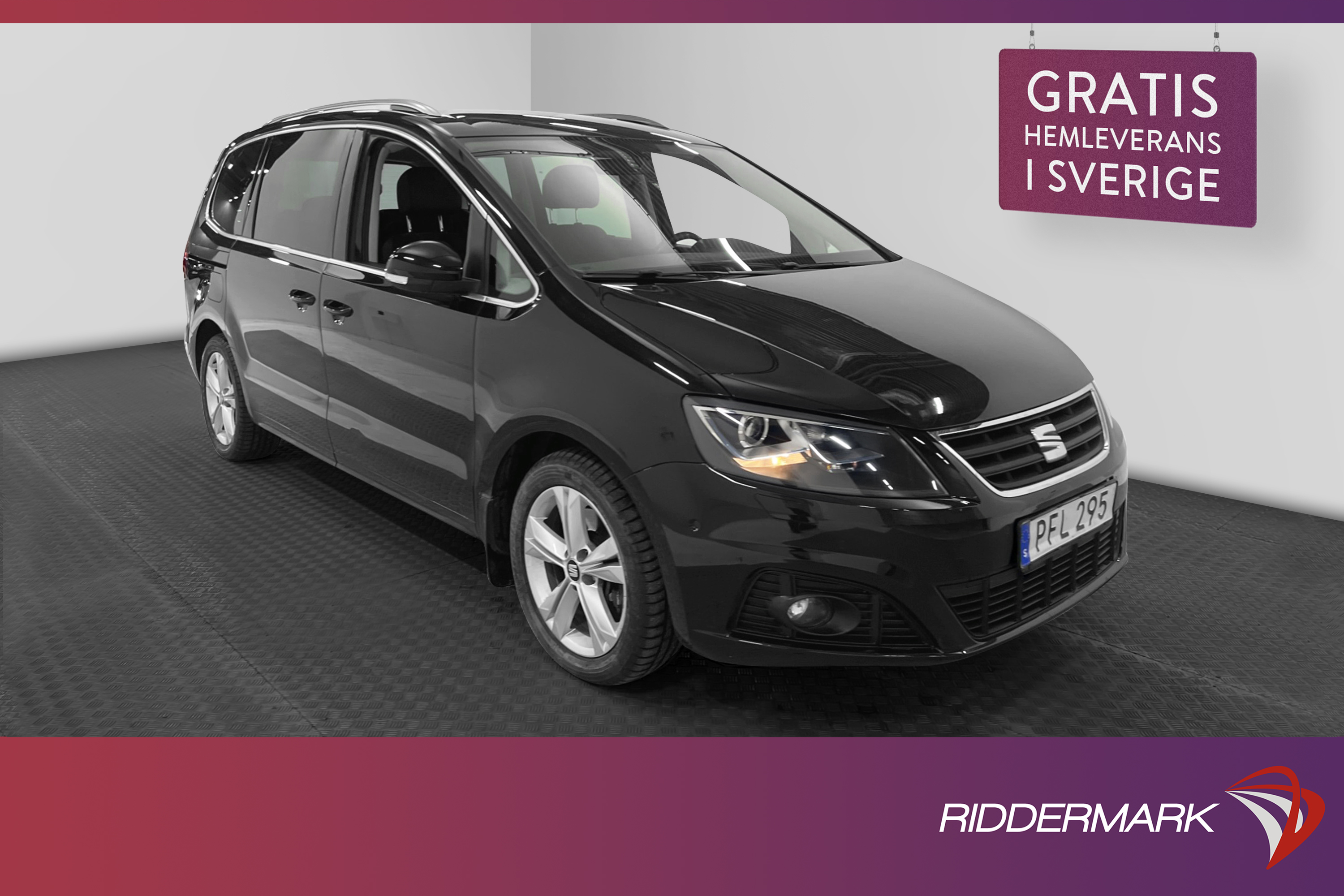 SEAT Alhambra 2.0 TDI 4Drive 7-Sits Värmare Navi Drag 184hk