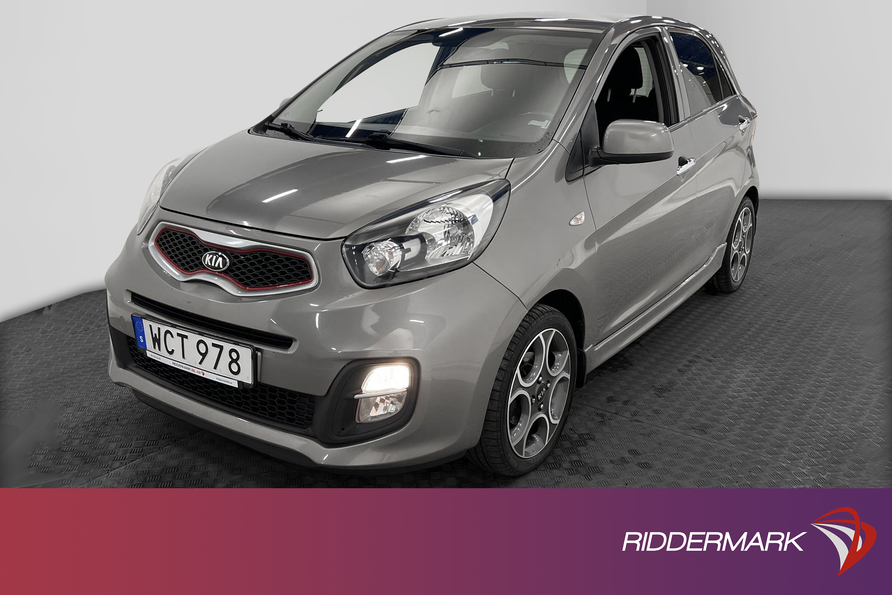 Kia Picanto 1.2 85hk Automat Rattvärme Nyservad Lågskatt