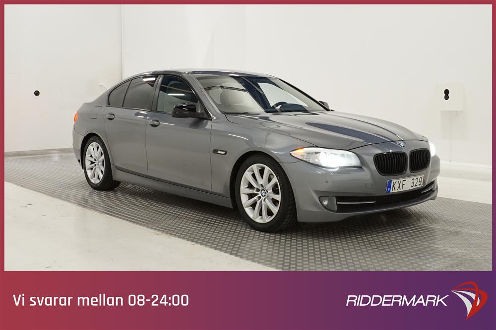 BMW 520d Sedan, F10 (184hk) Skinn, M Sportchassi, Nyservad