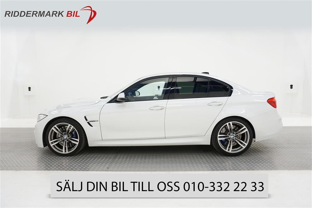 BMW M3 Sedan 431hk Kolfibertak  HUD H/K B-Kam Navi Keyless