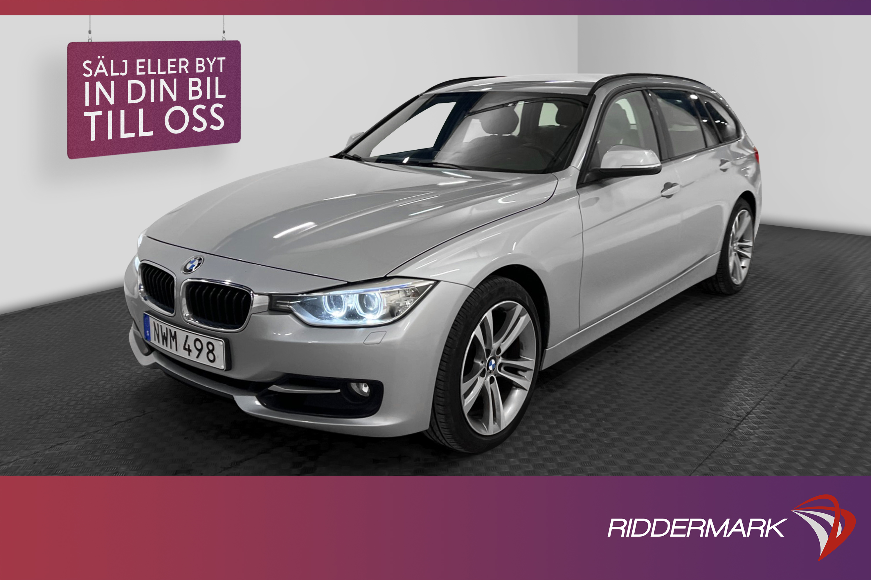 BMW 328i xDrive Touring Sport line Dragkrok Skinn 245hk