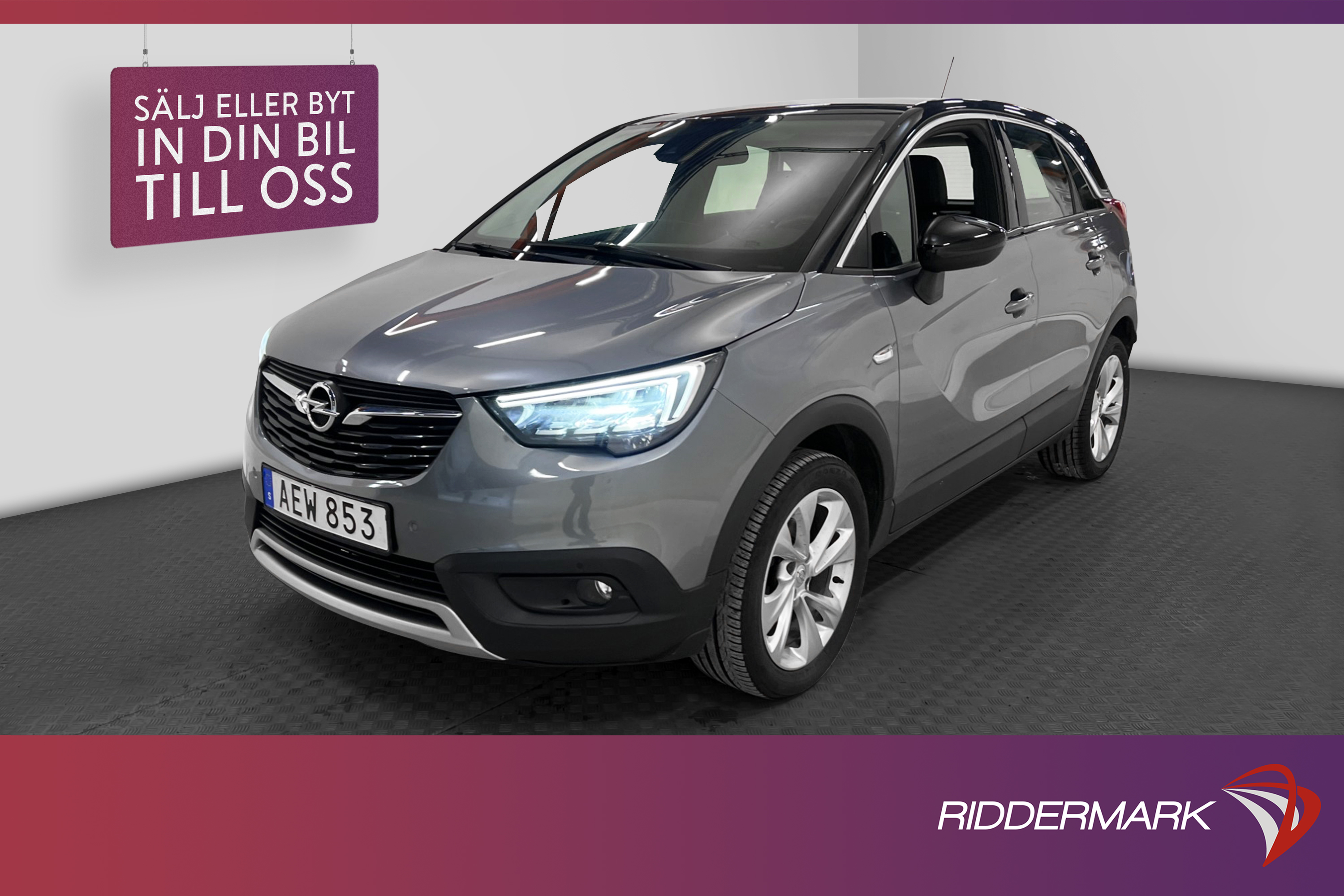 Opel Crossland X Turbo 110hk Dynamic Kamera Välserv 0,5l/mil