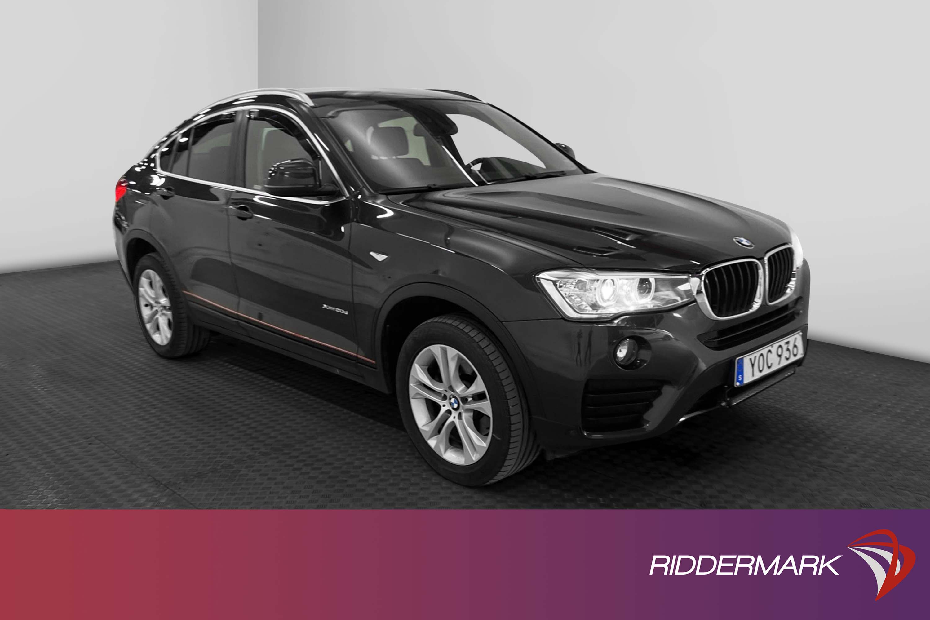 BMW X4 xDrive20d 190hk Navi Backkamera HiFi Dieselvärmare