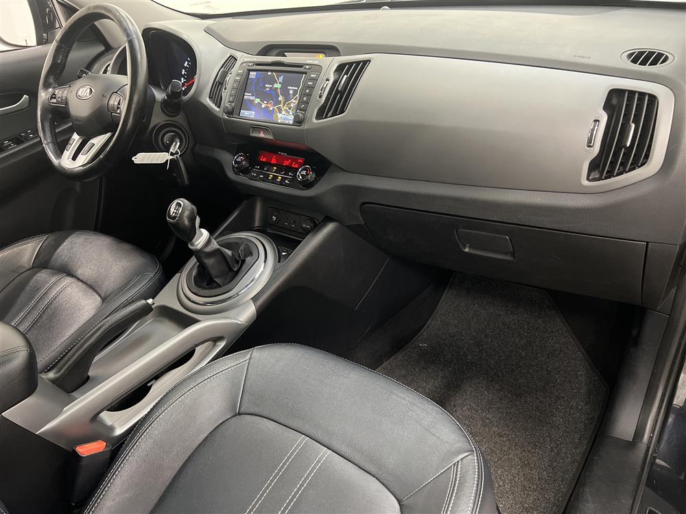 Kia Sportage 1.7 CRDi 115hk Pano Navi B-kam Läder 0,52l/mil