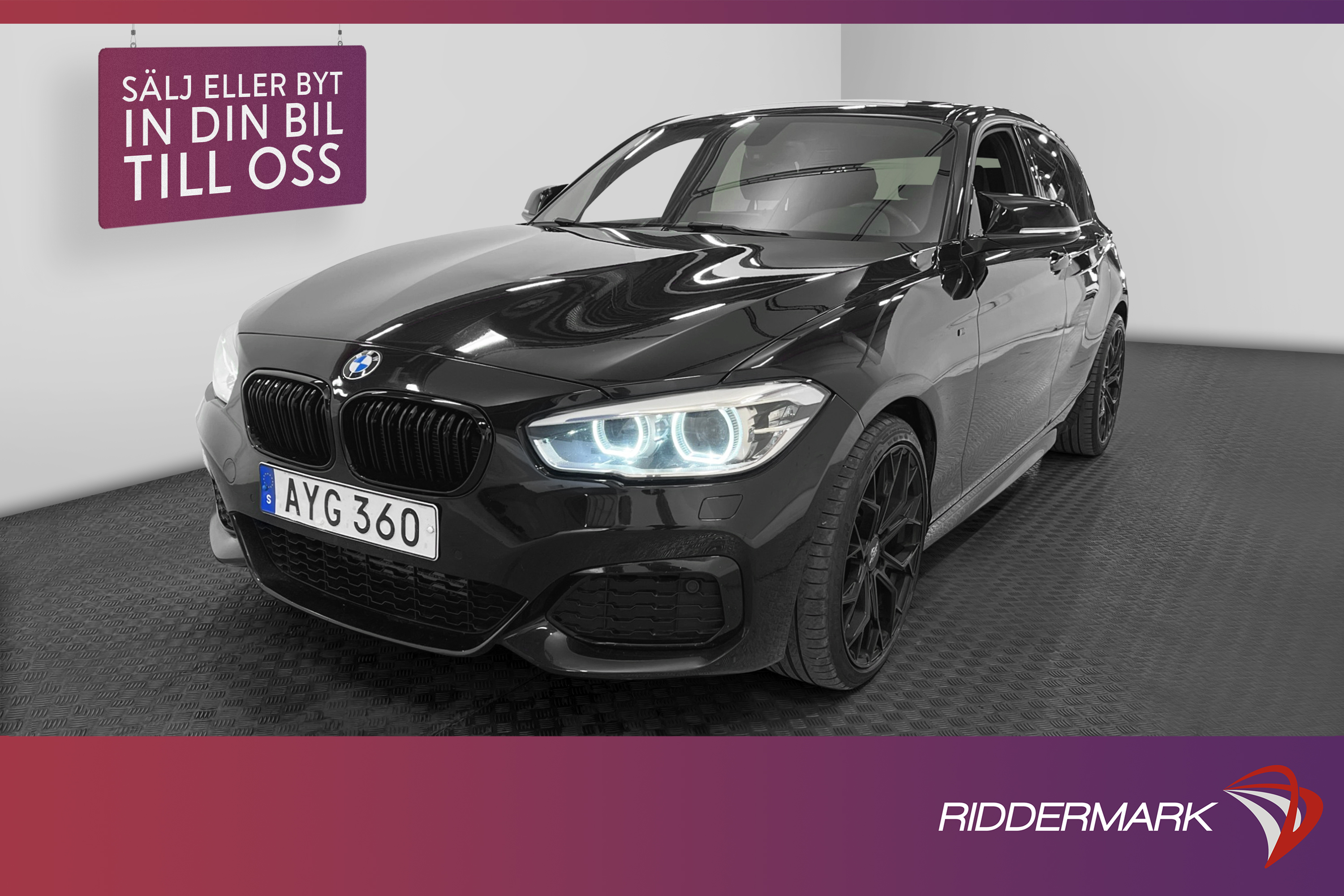 BMW M135i xDrive 326hk  Navi H&K Taklucka B-kamera Rattvärme