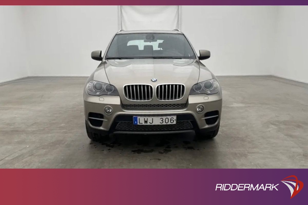 BMW X5 xDrive40d Sport line M&K-Värmare Navi Sensorer Drag