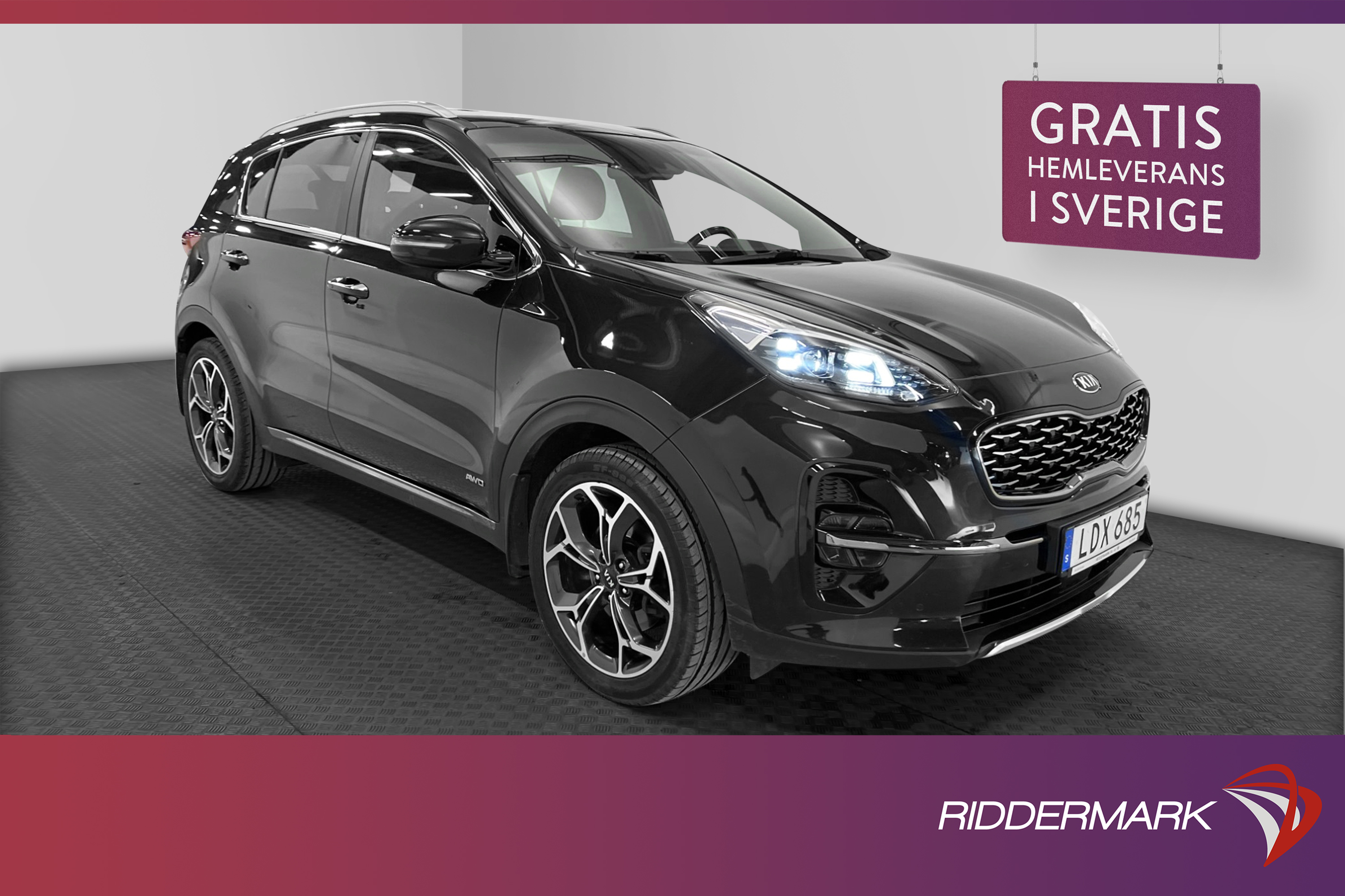 Kia Sportage 1.6 T-GDI AWD 177hk GT-Line GPS B-kam JBL Skinn