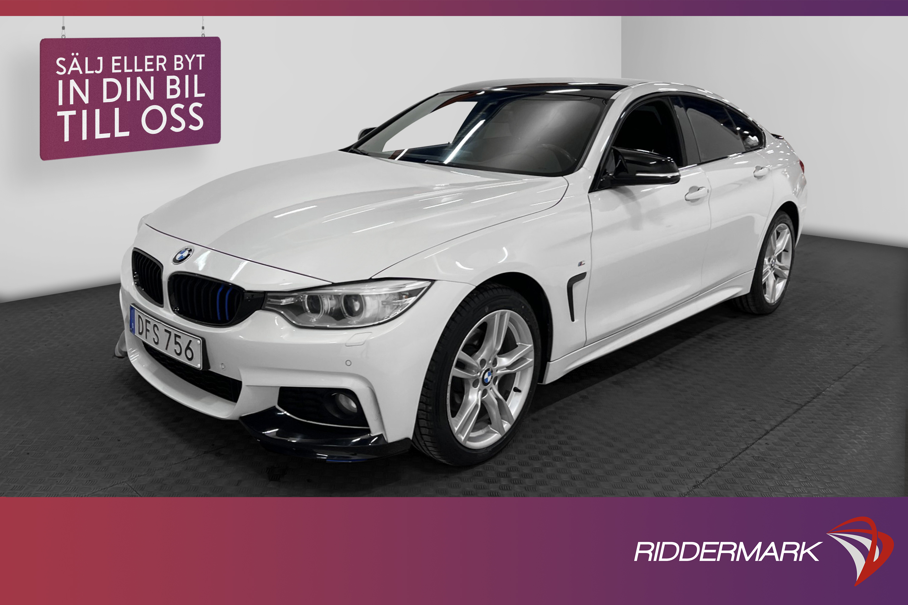 BMW 420d xDrive 190hk M Sport Shadow HiFi Sensorer Drag