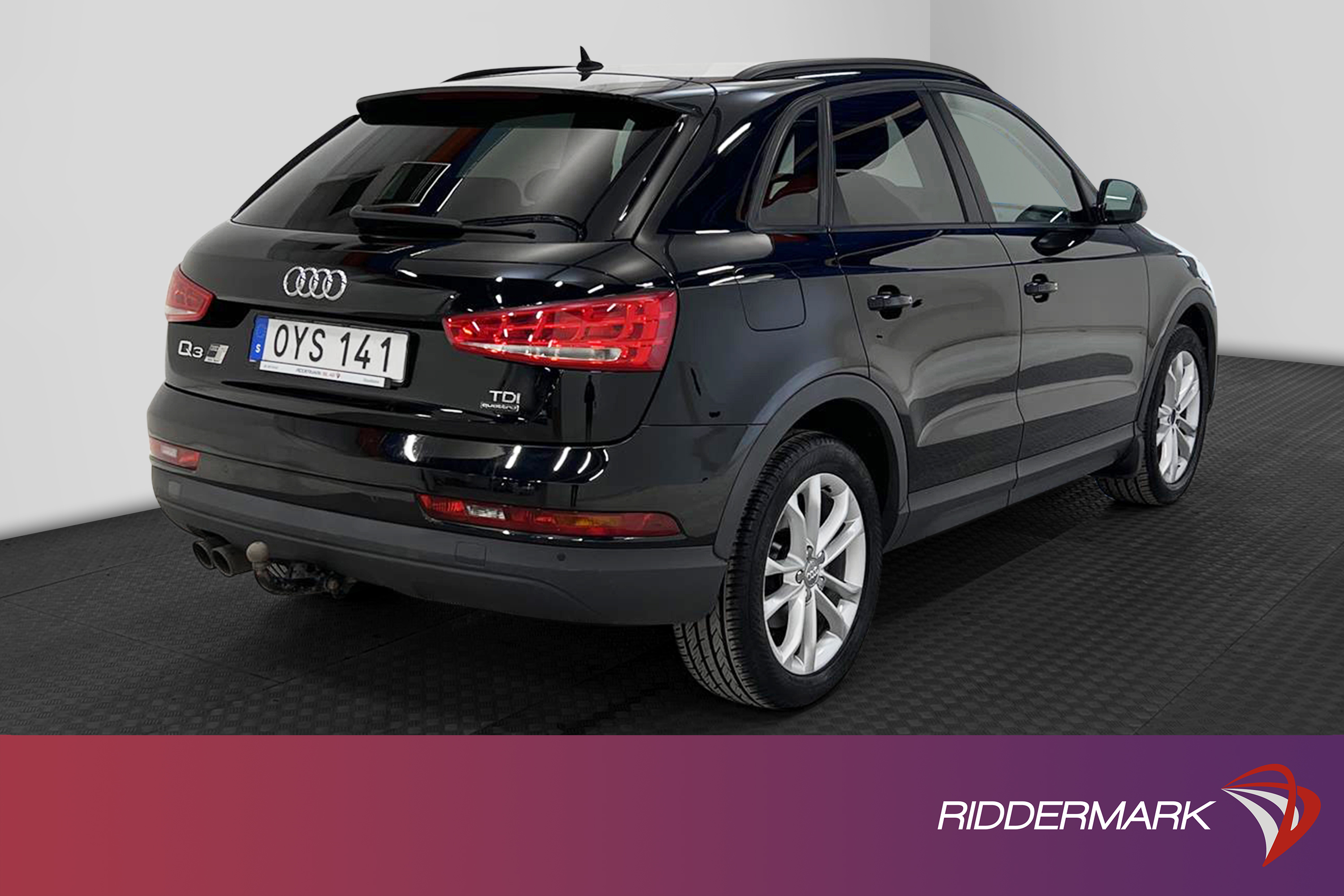 Audi Q3 2.0 TDI Quattro 150hk  Sport Edition Drag Välservad