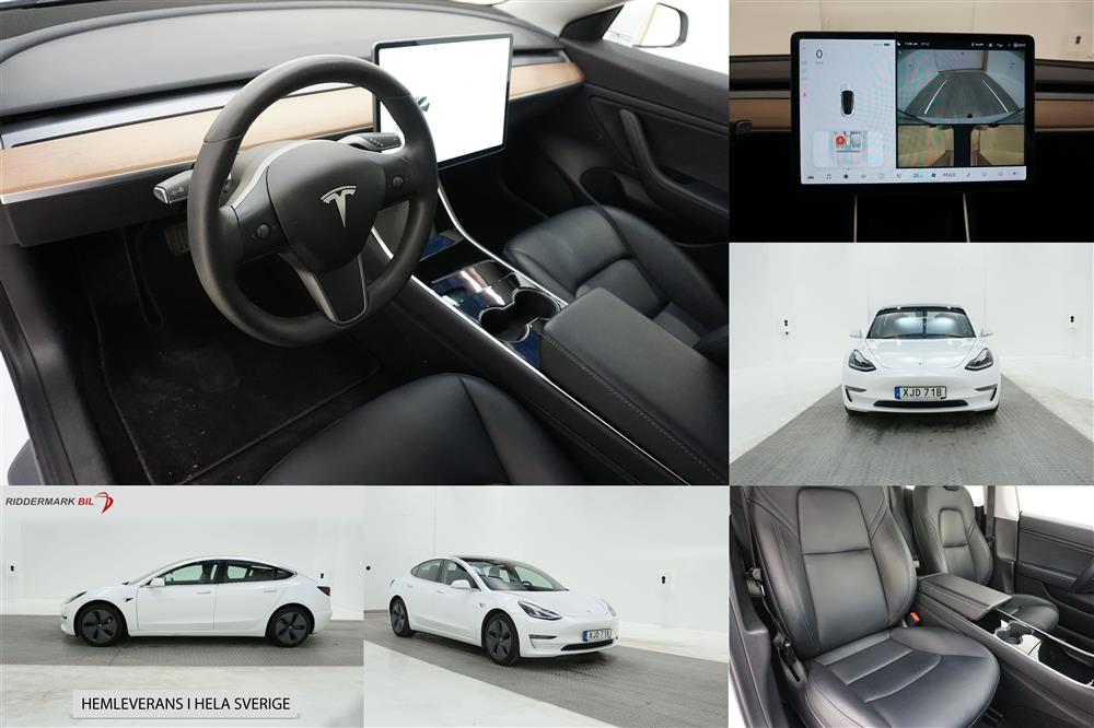 Tesla Model 3 Long Range AWD 440hk Premium Pano Drag