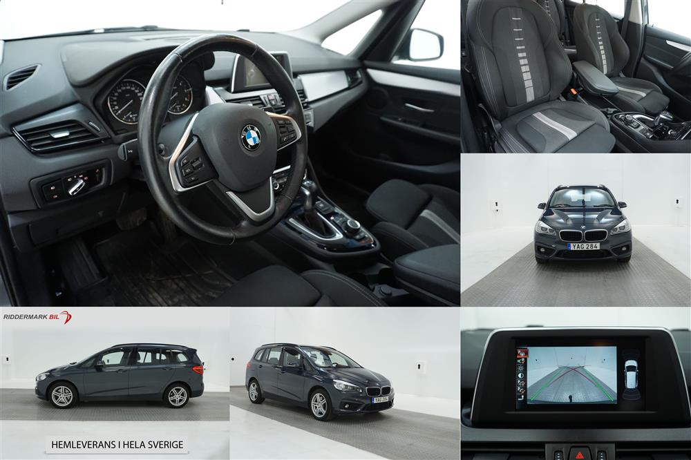 BMW 220d Gran Tourer xDrive 7-Sits 190hk 1 Brukare B-Kam