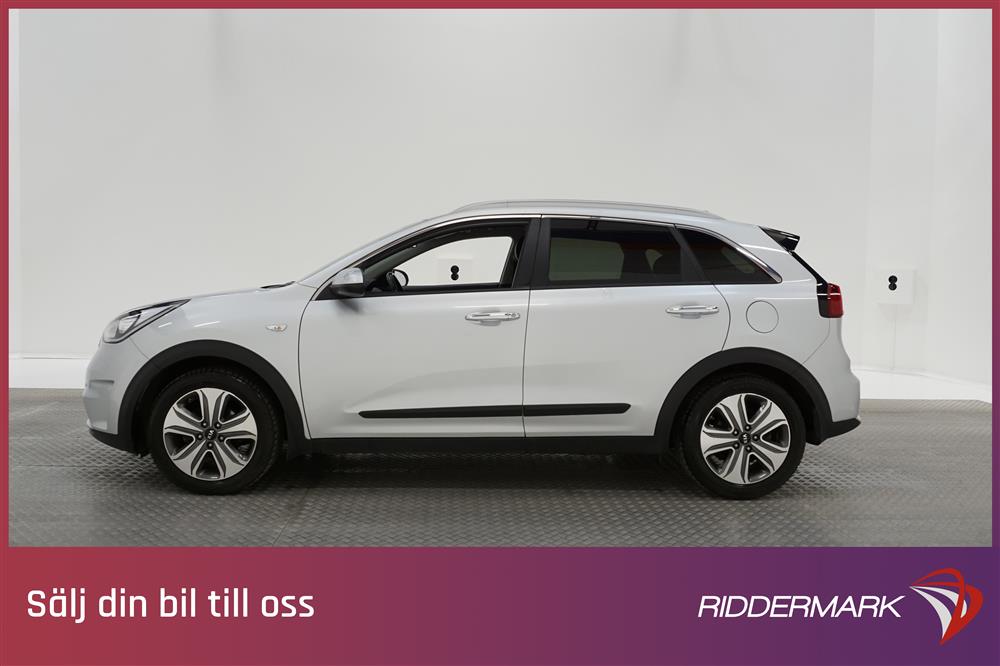 Kia Niro Hybrid 1.6 141hk GLS Navi B-kam Välserv 0,38l/mil