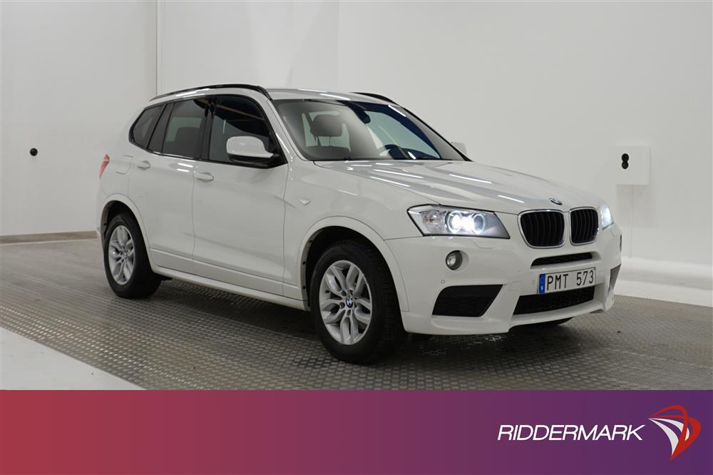 BMW X3 xDrive20d 184hk M-sport Navi Drag Nyservad