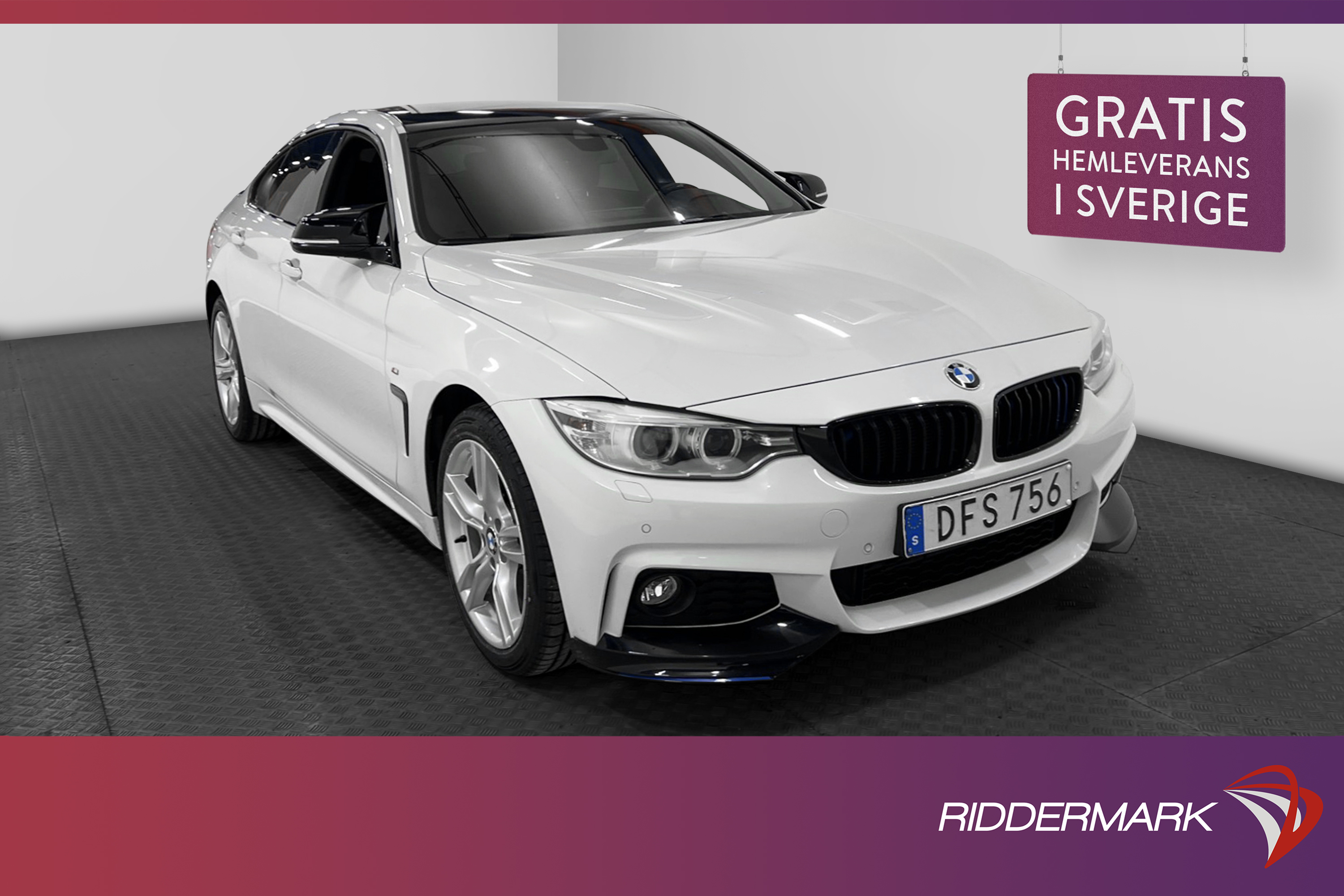 BMW 420d xDrive 190hk M Sport Shadow HiFi Sensorer Drag