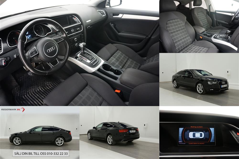 Audi A5 Sportback 2.0 TDI clean diesel Quattro Eu6 190hk PDC