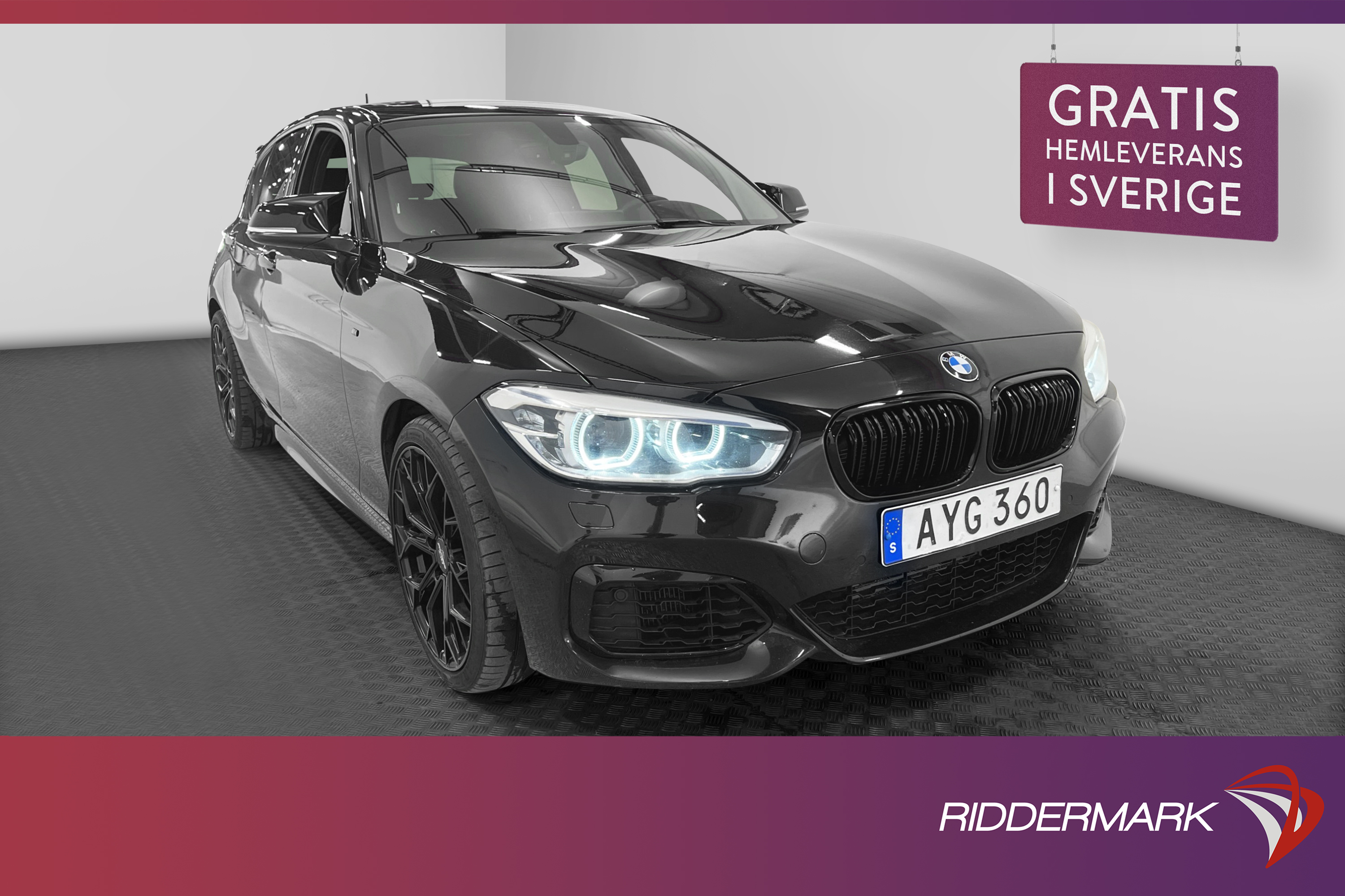 BMW M135i xDrive 326hk  Navi H&K Taklucka B-kamera Rattvärme