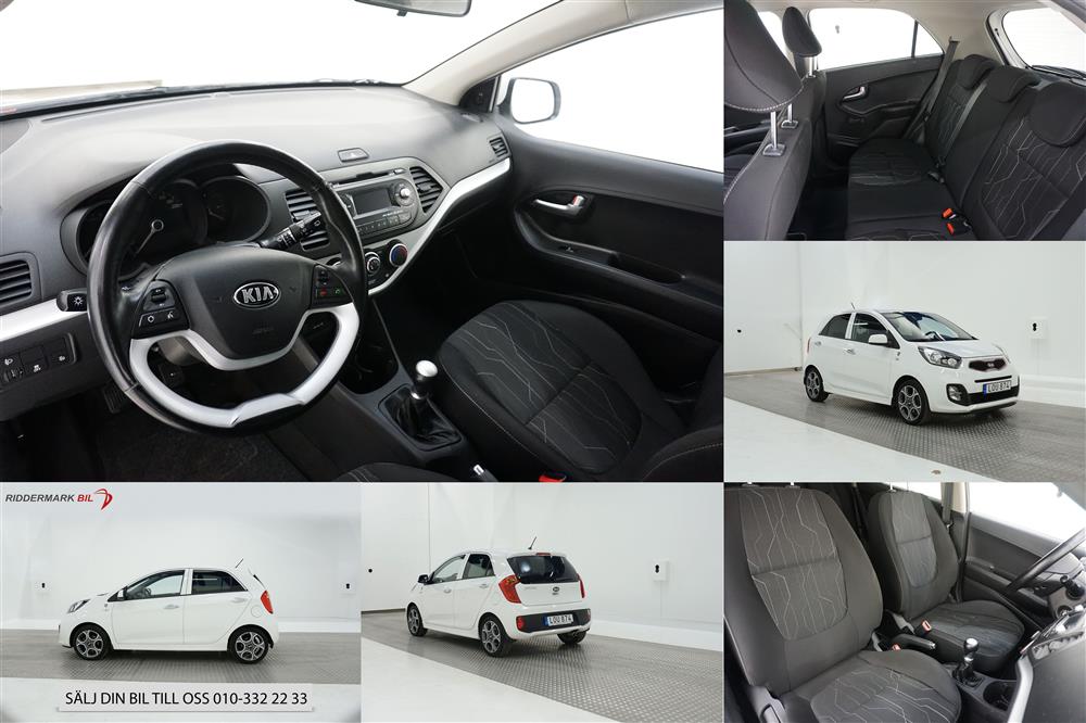 Kia Picanto 1.0 69hk GLS Rattvärme Isofix Bluetooth Nyservad