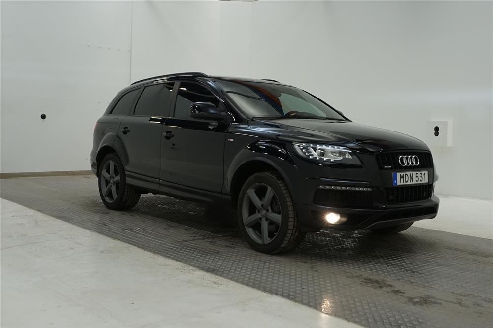 Audi Q7 3.0 TDI Quattro 245hk S-Line 7-Sits Panorama