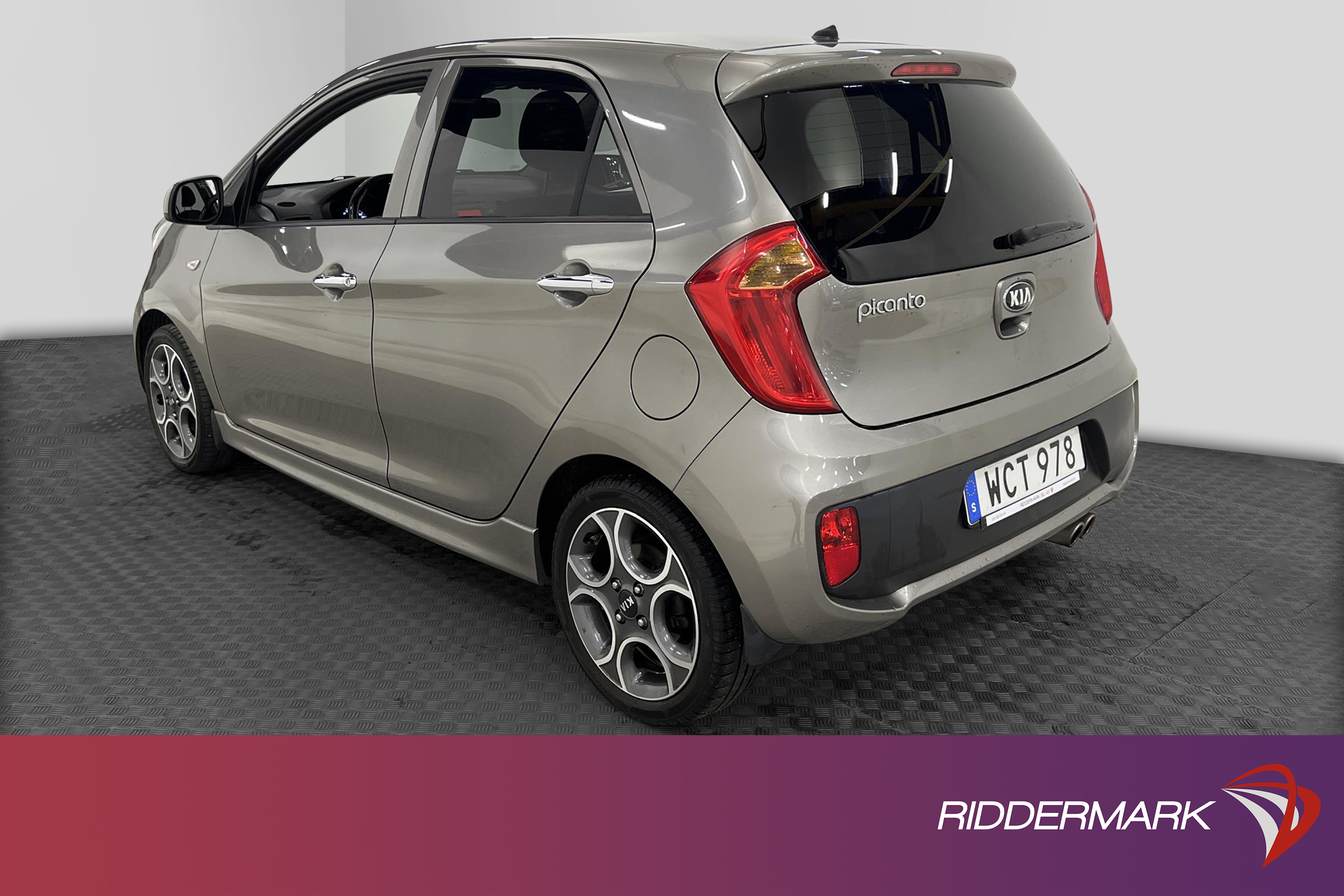 Kia Picanto 1.2 85hk Automat Rattvärme Nyservad Lågskatt