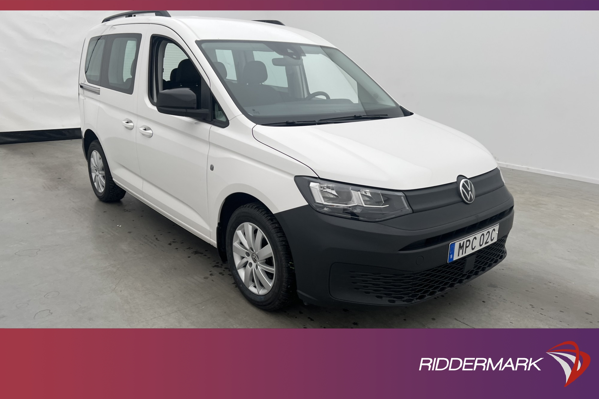 Volkswagen Caddy Life 2.0TDI Värmare Drag PDC 5-Sits Moms