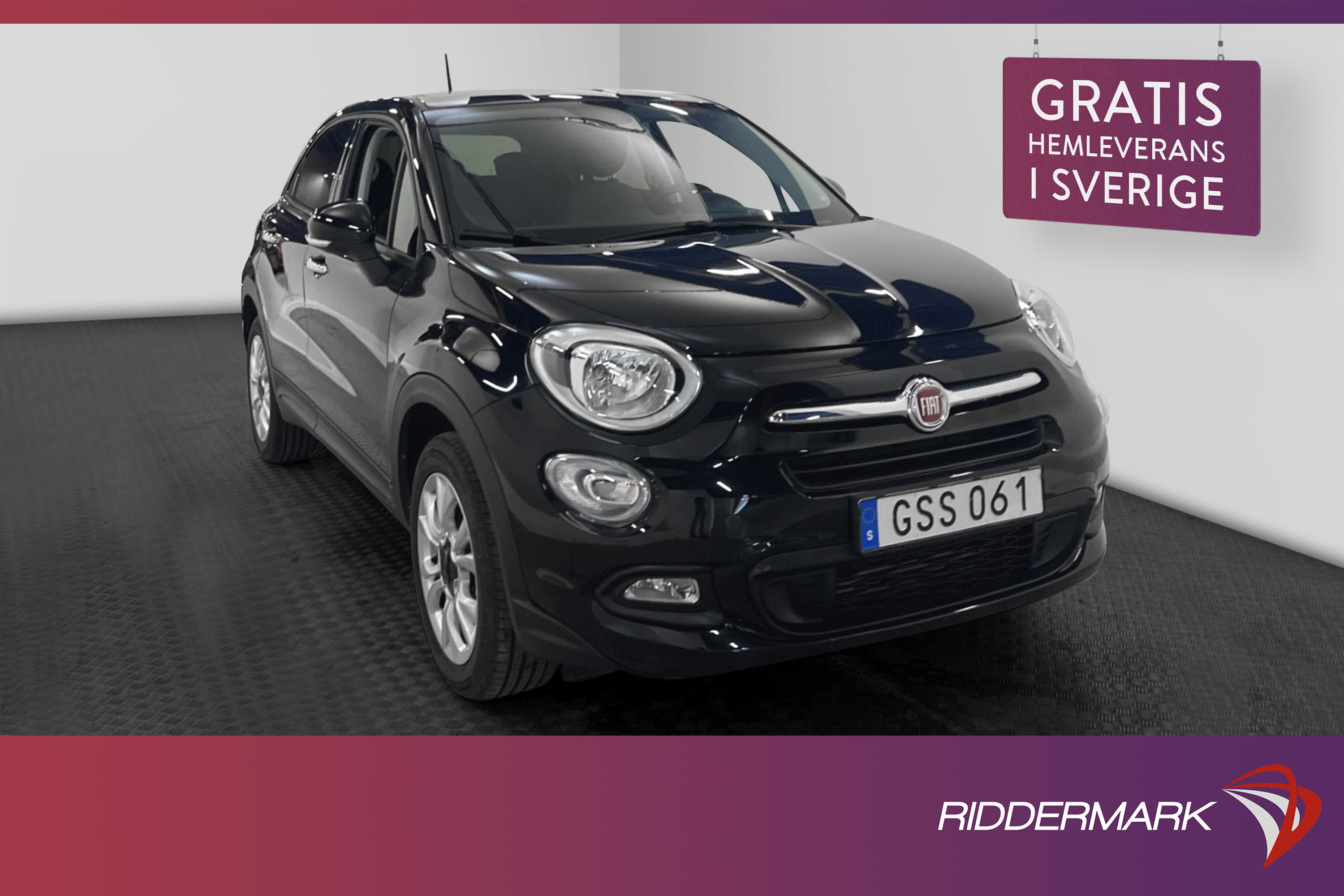 Fiat 500X 1.4 16V 140hk PopStar P-sensor Keyless Rattvärme