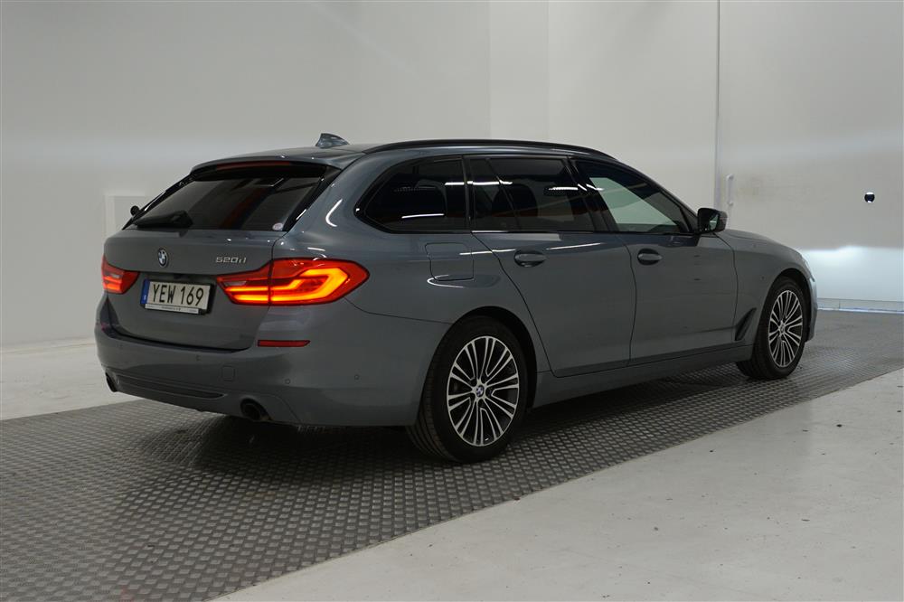 BMW 520d Touring Sport-line GPS PDC B-kam Välserv. 0,47l/mil