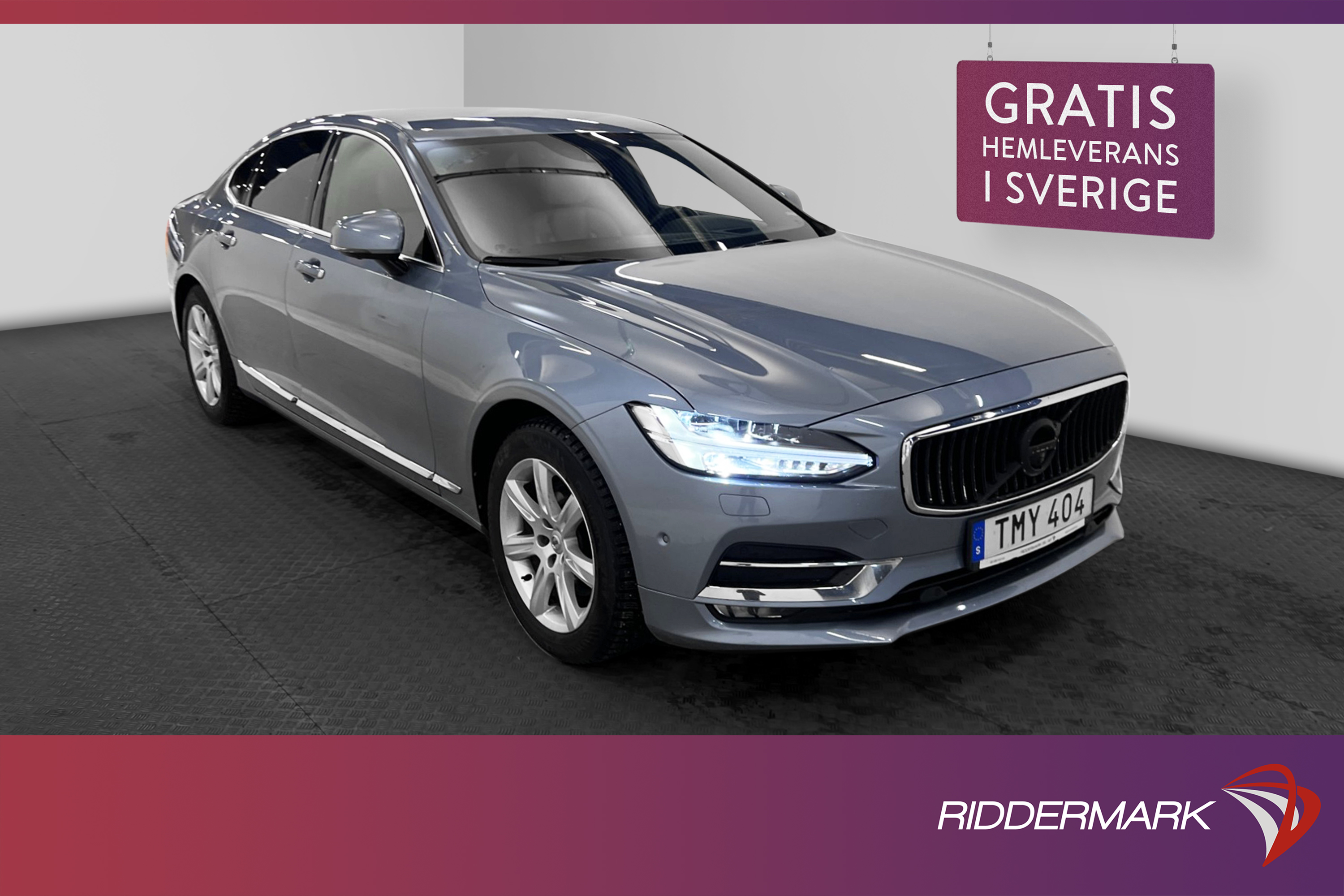 Volvo S90 D5 235hk AWD Inscription D-Värm HUD 360° Drag VOC