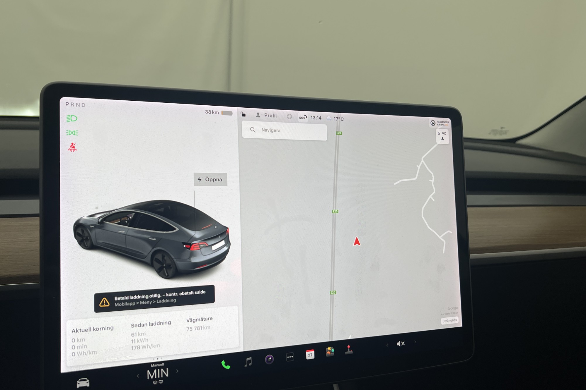 Tesla Model 3 Long Range AWD En-brukare AP Svensksåld