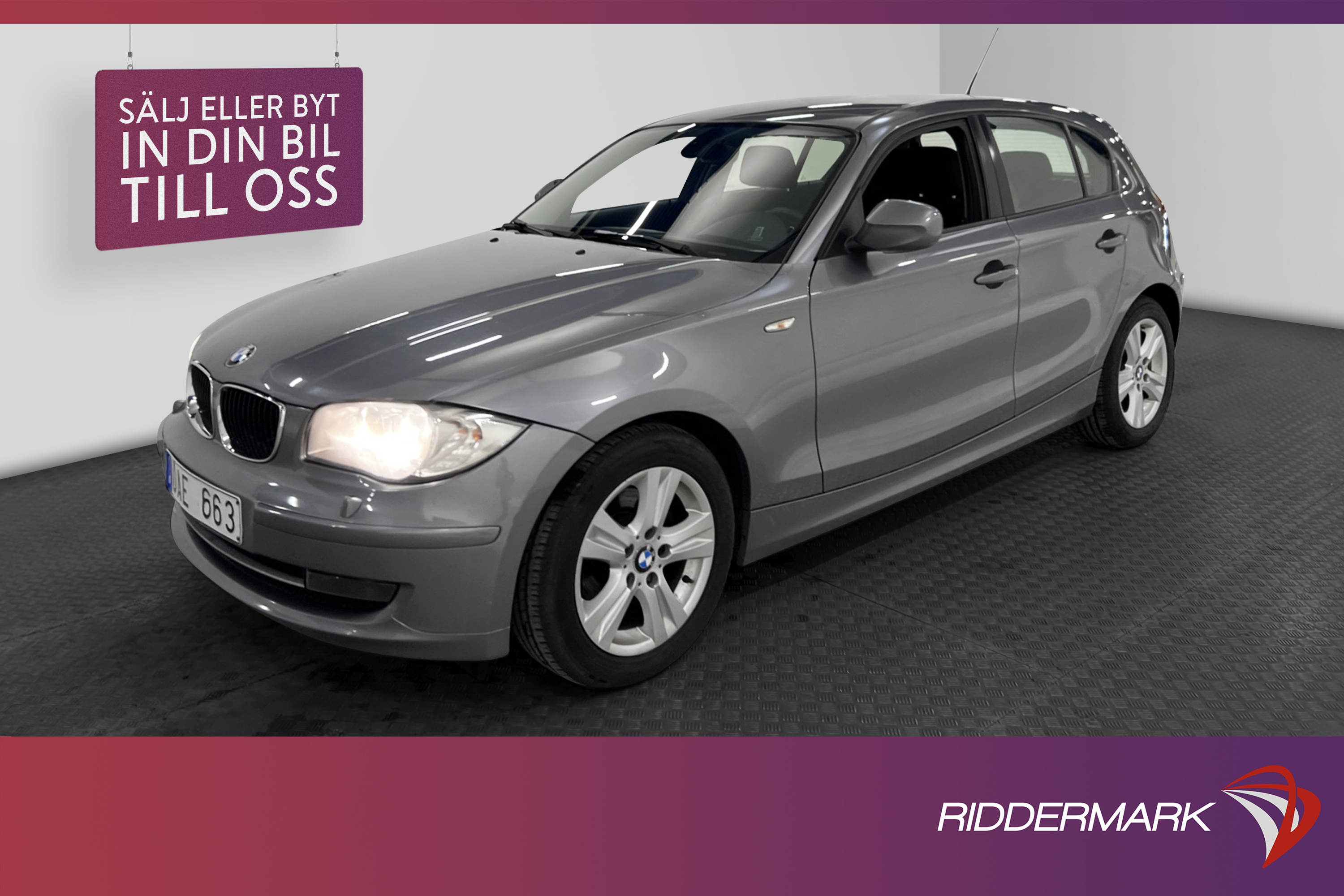 BMW 118d Comfort Isofix Farthållare Välservad 0,4l/mil