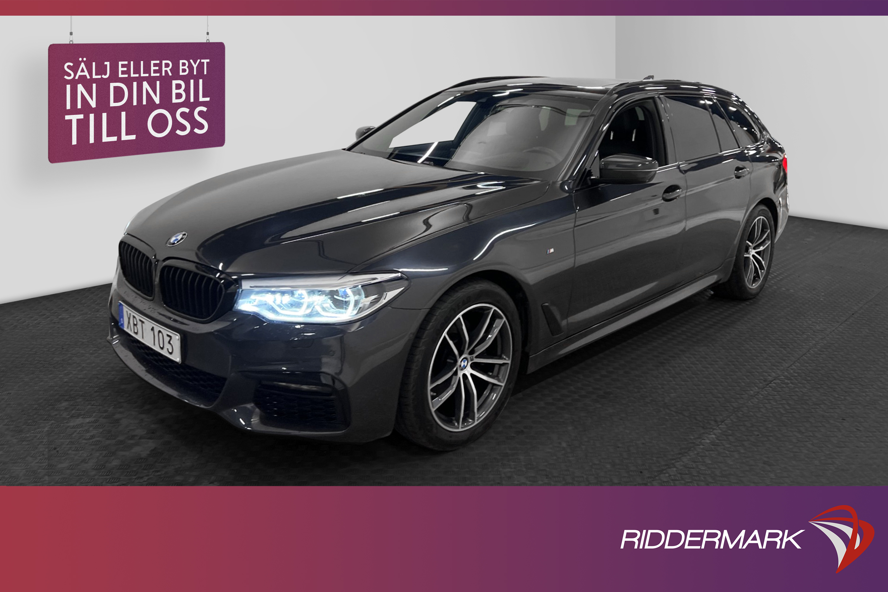 BMW 520 d xDrive 190hk M-Sport Innovation Edt Pano H/K Drag