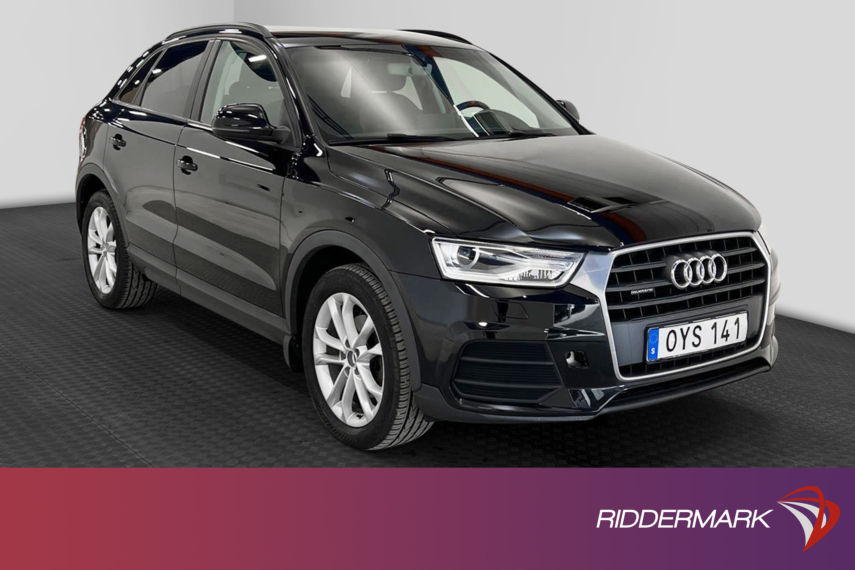 Audi Q3 2.0 TDI Quattro 150hk  Sport Edition Drag Välservad