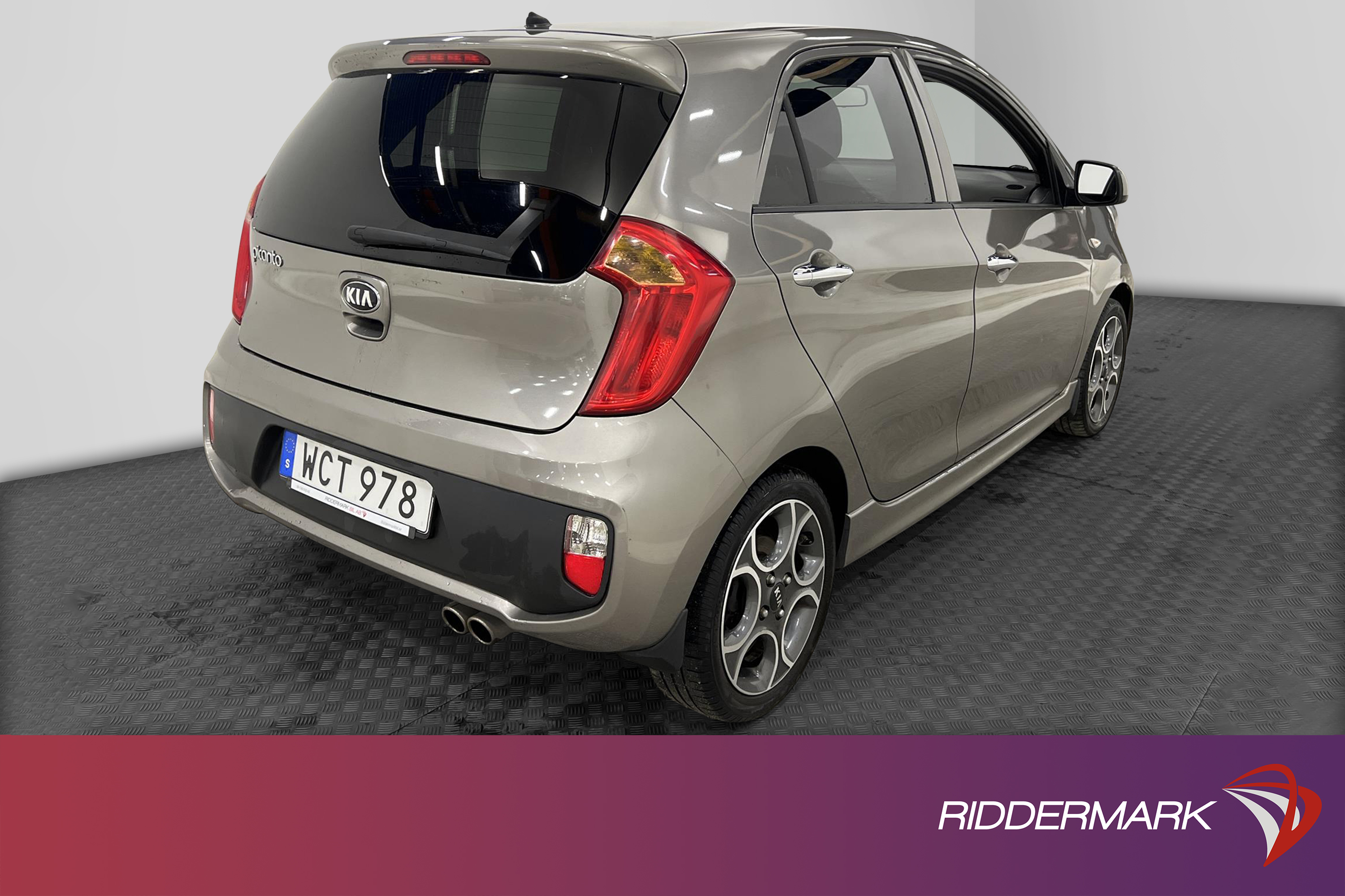 Kia Picanto 1.2 85hk Automat Rattvärme Nyservad Lågskatt