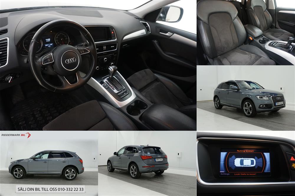 Audi Q5 2.0 TDI quattro 177hk Drag D-Värm Skinn/Alcantara