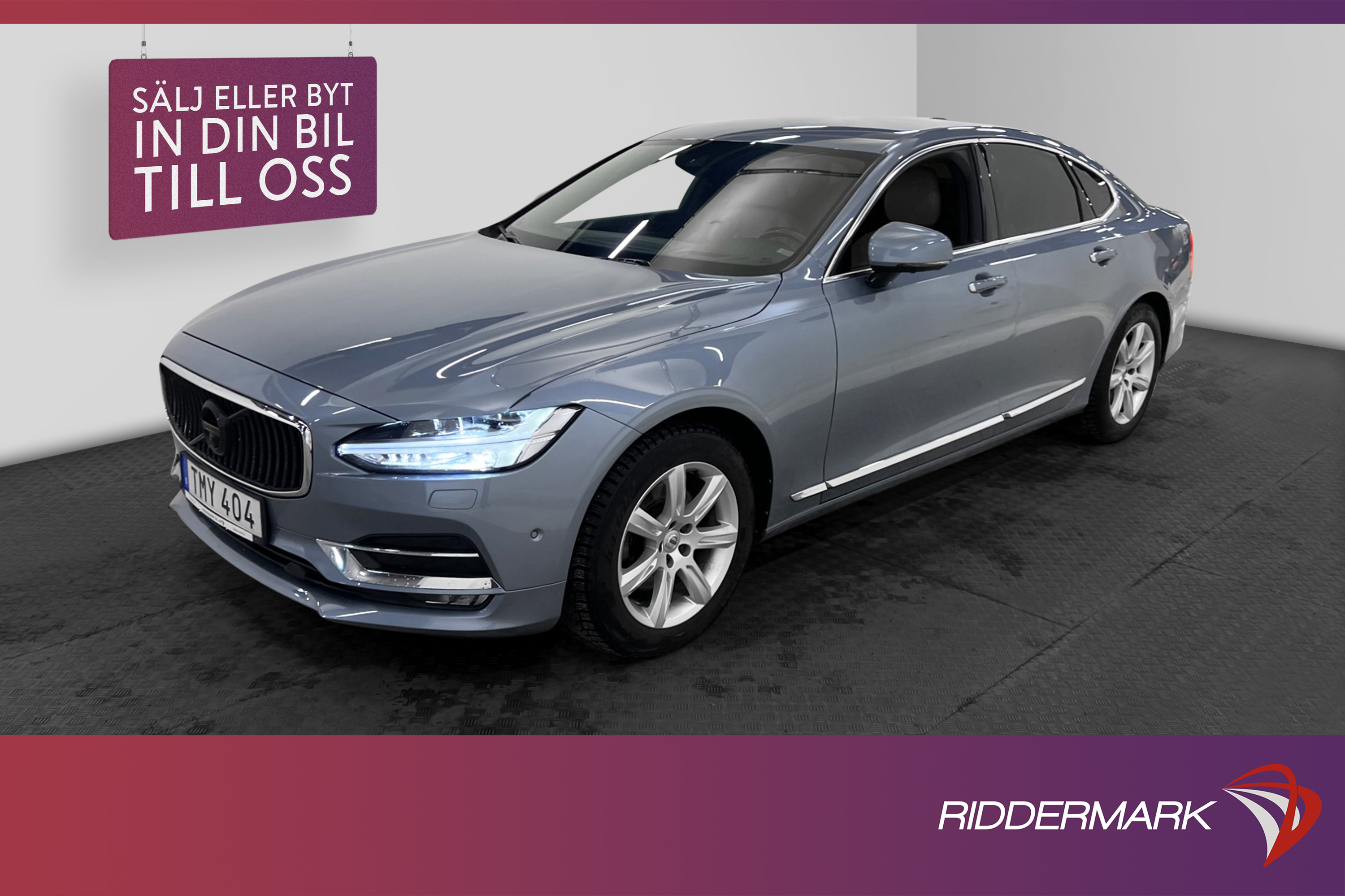 Volvo S90 D5 235hk AWD Inscription D-Värm HUD 360° Drag VOC