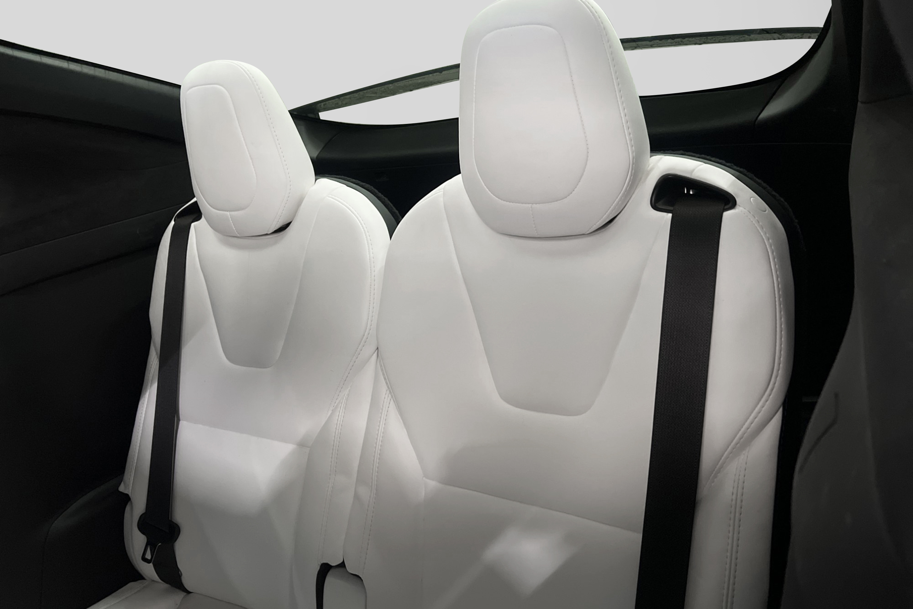 Tesla Model X Long Range AWD 7 Sits Ljus interiör Drag MOMS