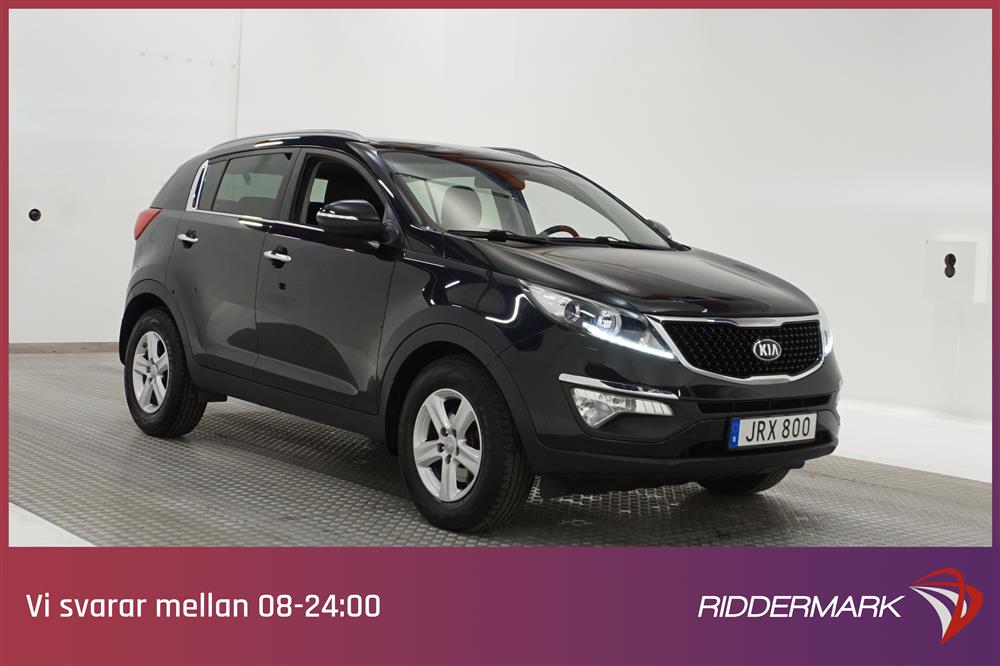 Kia Sportage 1.7 CRDi 115hk Pano Navi B-kam Läder 0,52l/mil