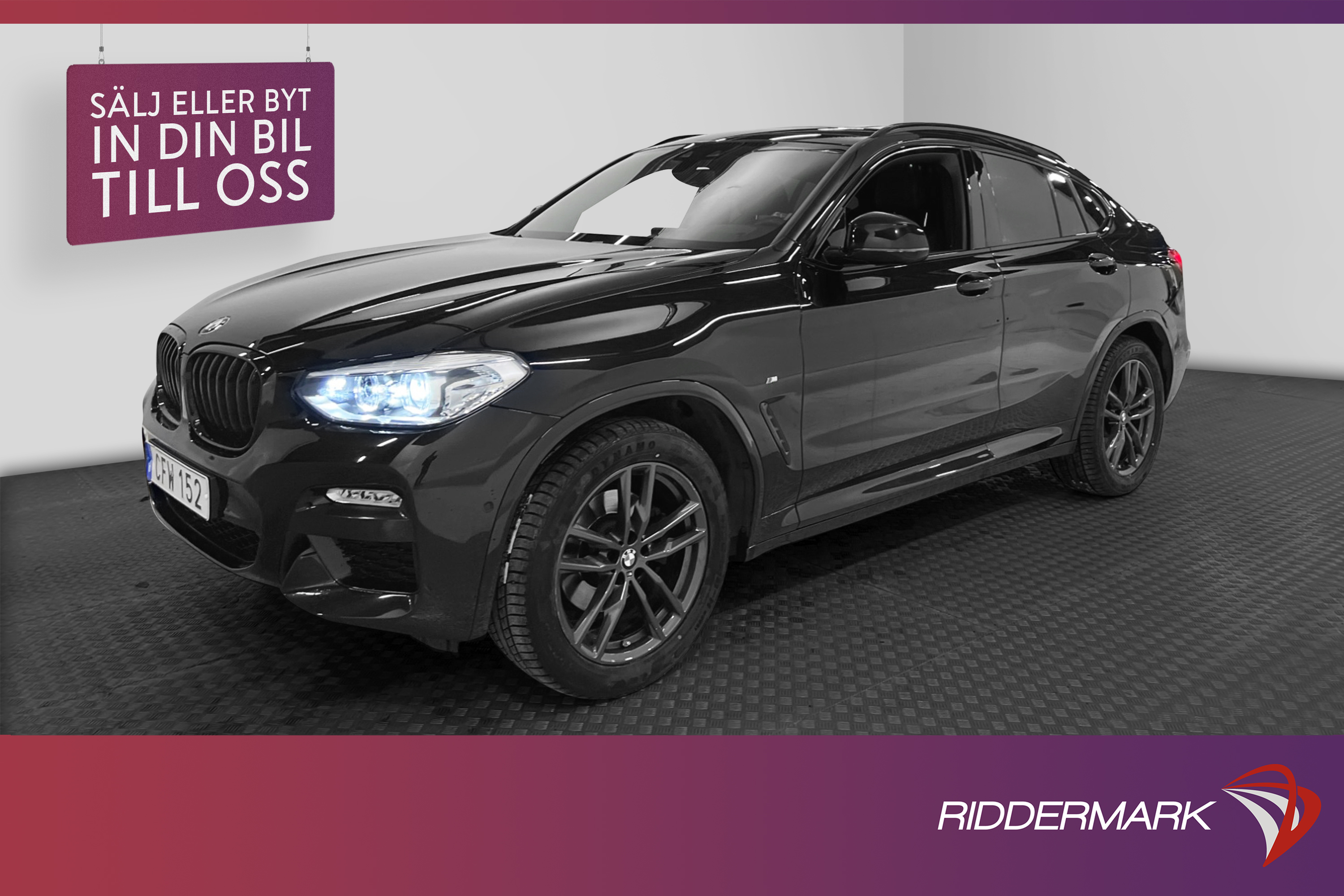 BMW X4 xDrive20i 184hk M Sport Pano B-kamera B-värme Display