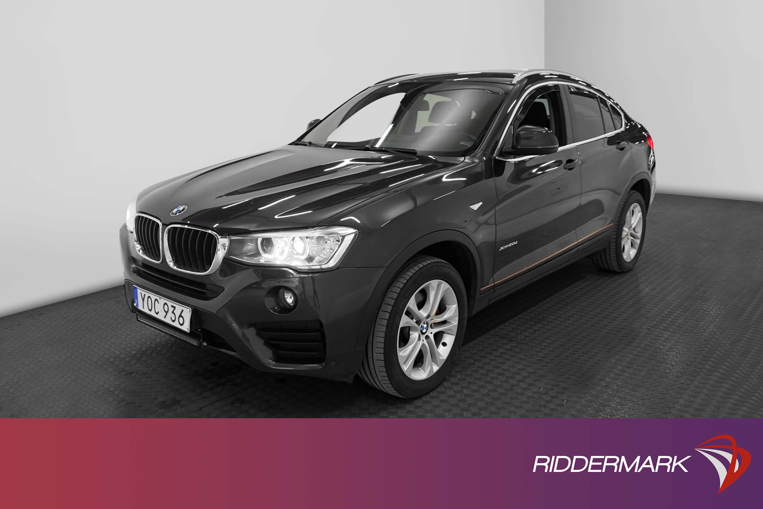 BMW X4 xDrive20d 190hk Navi Backkamera HiFi Dieselvärmare