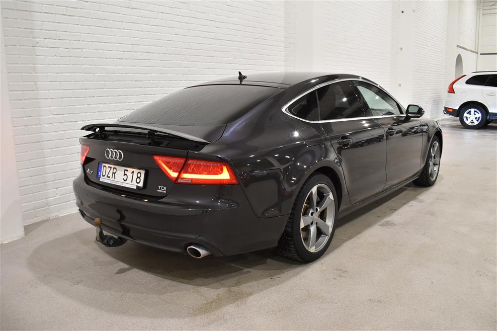 Audi A7 3.0 TDI Quattro 245hk Skinn Elstolar VÄLSERVAD 