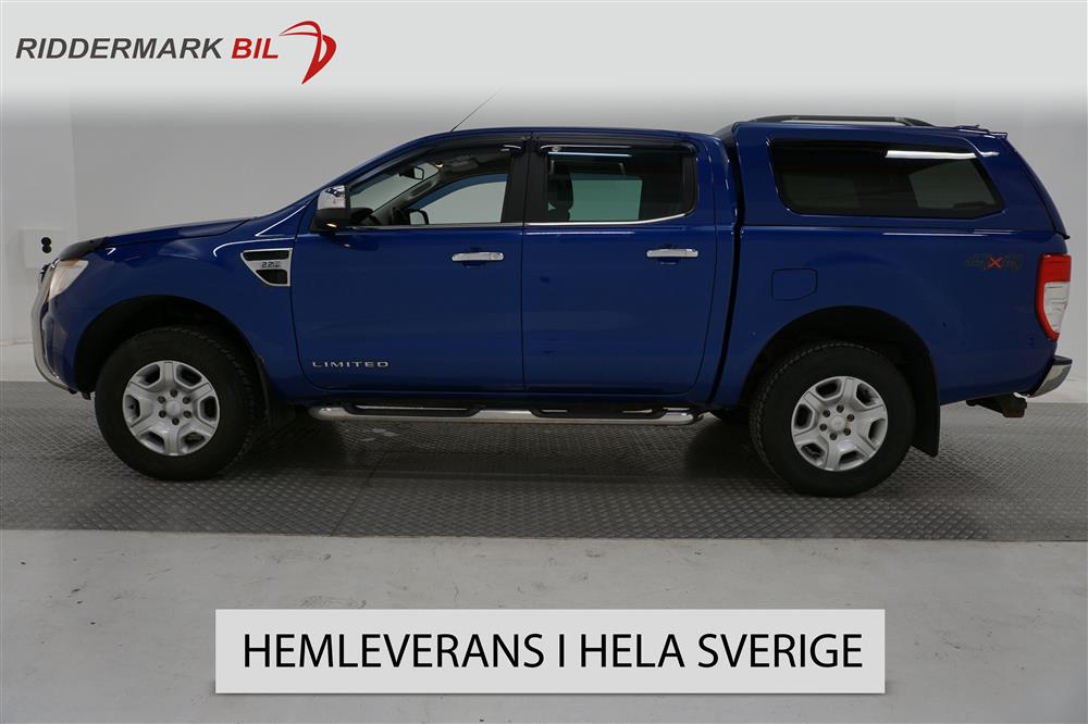 Ford Ranger Limited 2.2 TDCi Aut 4WD 150hk Värmare Nyserv 