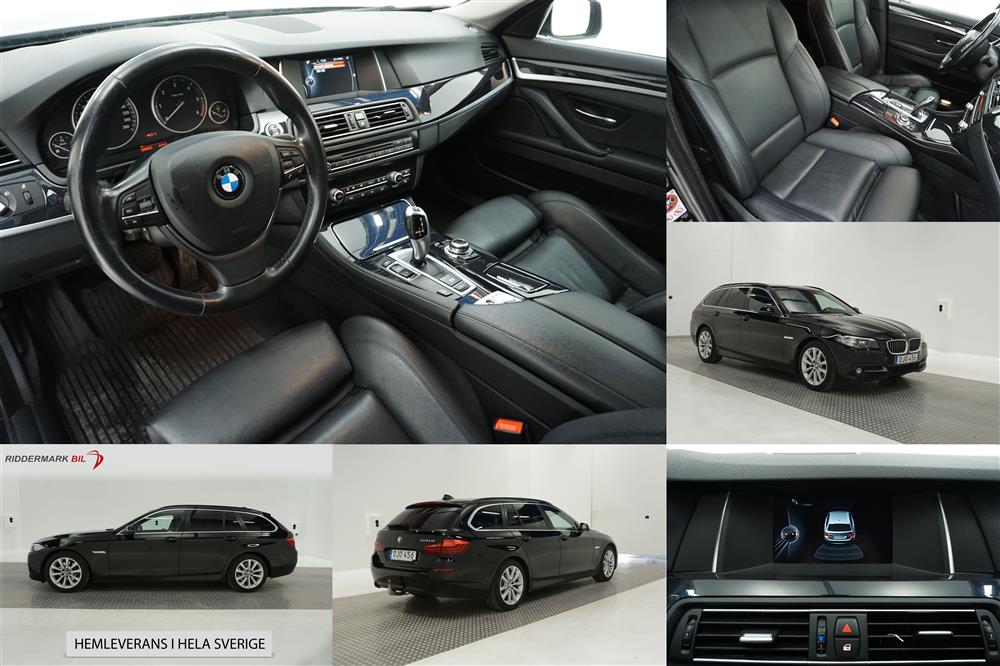 BMW 520d Touring 190hk Sportstolar Skinn Drag Pdc 