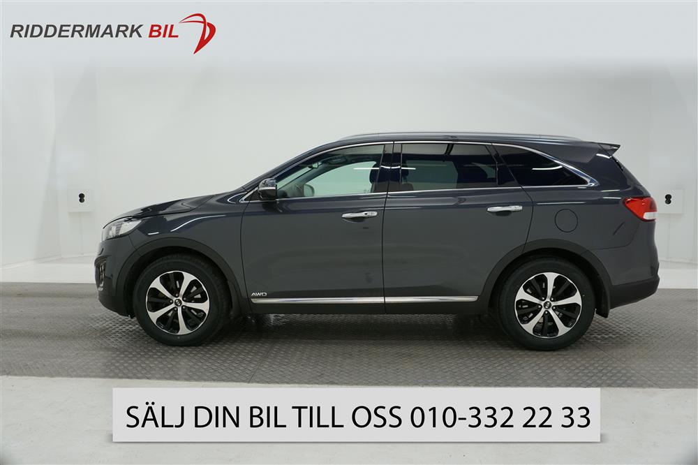 KIA Sorento 2.2 CRDi 200hk AWD 7 Sits Pano Navi Drag B-Kam 